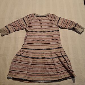 Crazy 8 girls size Large or 10/12 gray french terry tunic with pockets